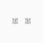 Classic White Gold Diamond Stud Earrings
