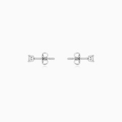 Classic White Gold Diamond Stud Earrings