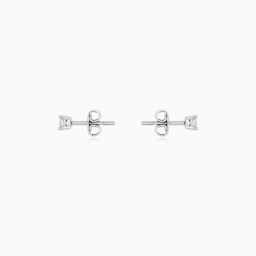 Classic White Gold Diamond Stud Earrings