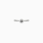 Elise bezel-set diamond engagement ring