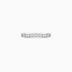 White Gold Channel Set Diamond Ring