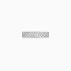 White Gold Multi-Row Diamond Ring