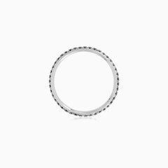 Black Diamond Eternity Band Ring