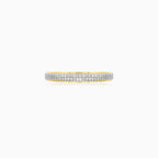 Luxury Yellow Gold Pavé Ring