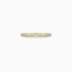 Luxury Yellow Gold Pavé Ring