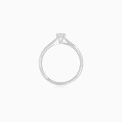 Lumina White Gold Diamond Solitaire Ring