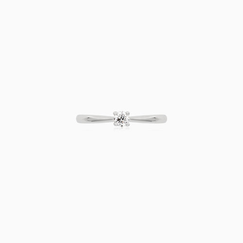 Graceful White Gold Diamond Ring