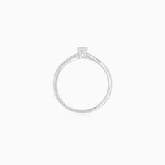 Graceful White Gold Diamond Ring