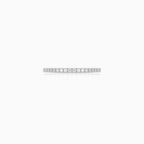 Rose Gold Diamond Half Eternity Ring