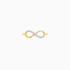 Infinity Diamond Ring in Yellow Gold