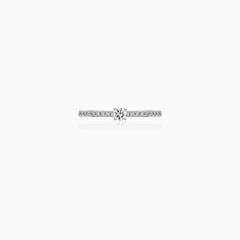 White Gold Diamond Pavé Ring