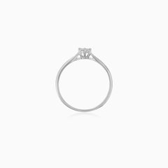 White Gold Diamond Solitaire Ring