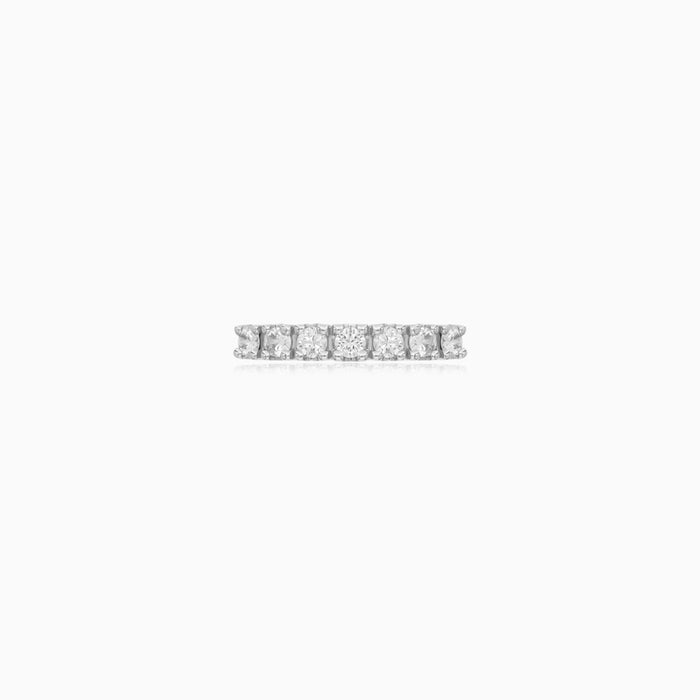 White Gold Seven Stone Diamond Ring