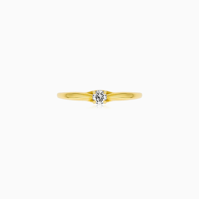 Harmony Diamond Solitaire Ring