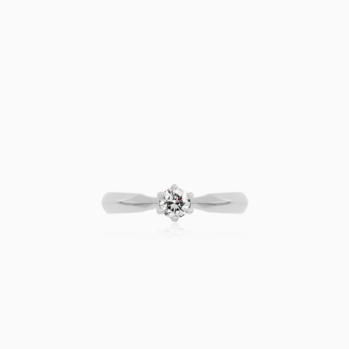 Six-Prong Lab Diamond Engagement Ring