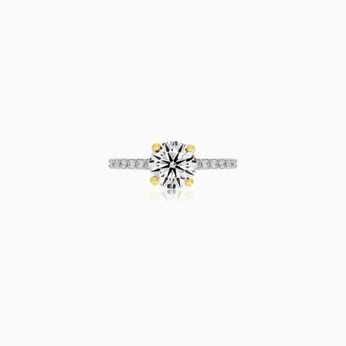 Zásnubní Prsten Solitaire Luster S Diamantem