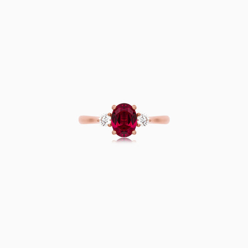 Zásnubní prsten Velvet Ruby Diamond