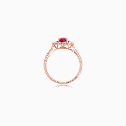 Zásnubní prsten Velvet Ruby Diamond