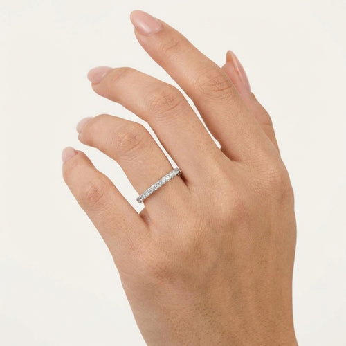 Yellow Gold Pavé Diamond Ring