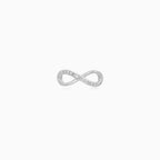 White Gold Infinity Diamond Ring