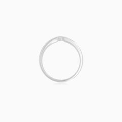 Modern Tension Set Diamond Ring