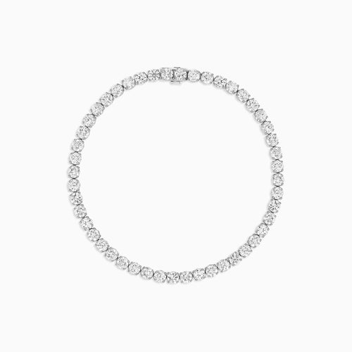 Diamantový Tenisový Náramek 3,0 mm Z Bílého Zlata