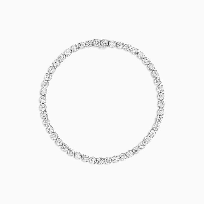 Diamantový Tenisový Náramek 3,5 mm Z Bílého Zlata