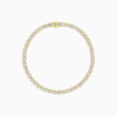 Diamond Tennis Bracelet 3.5 mm in Yellow Gold
