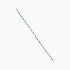 White gold bracelet with blue topaz and diamonds