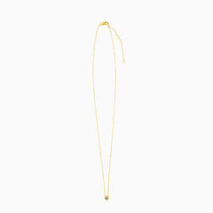 White Gold Diamond Solitaire Necklace