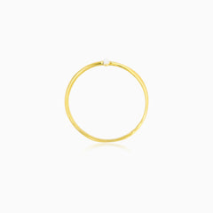 Minimalist Yellow Gold Cross Ring
