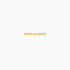 Minimalist Yellow Gold Zirconia Ring