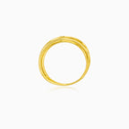 Minimalist Yellow Gold Multi-Band Ring