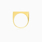Modern Sculptural Yellow Gold Ring