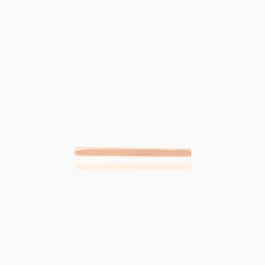 Minimal rose gold women band ring