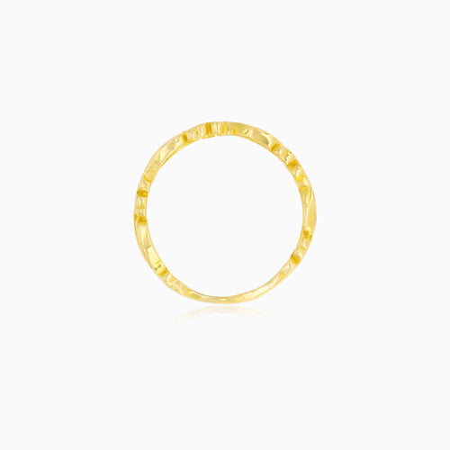 Delicate Floral Gold Ring