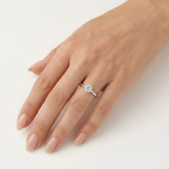 Classic White Gold Solitaire Engagement Ring