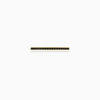 Yellow Gold Black Onyx Pavé Band