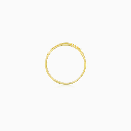 Yellow Gold Woven Openwork Ring