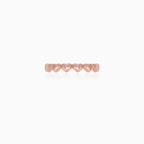 Rose Gold Heart Band Ring