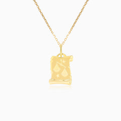 Zlatý Náhrdelník S Přívěskem Znamení Vah