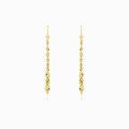 Brillo valis chain gold dangling earrings