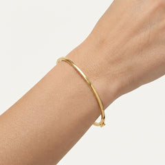 Classic Gold Bangle Bracelet
