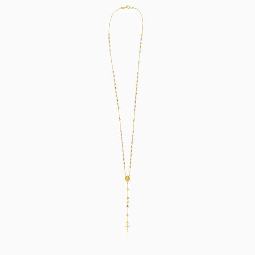 Tricolor gold rosary