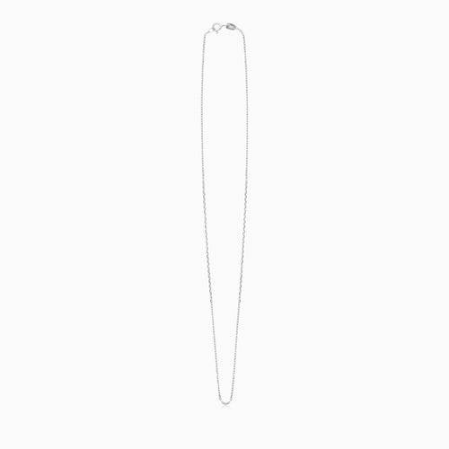 Řetízek Anker ze 14 karátového bílého zlata – 0,85 mm