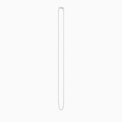 14K White Gold Brillo Chain Necklace – 2.45 mm