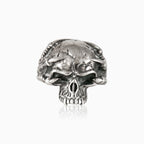 Silver skull valor men ring