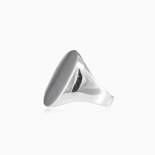 Sterling silver classic men ring
