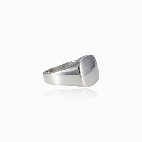 Timeless silver heritage ring