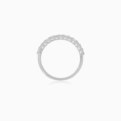 Sterling Silver Shared Prong Eternity Ring